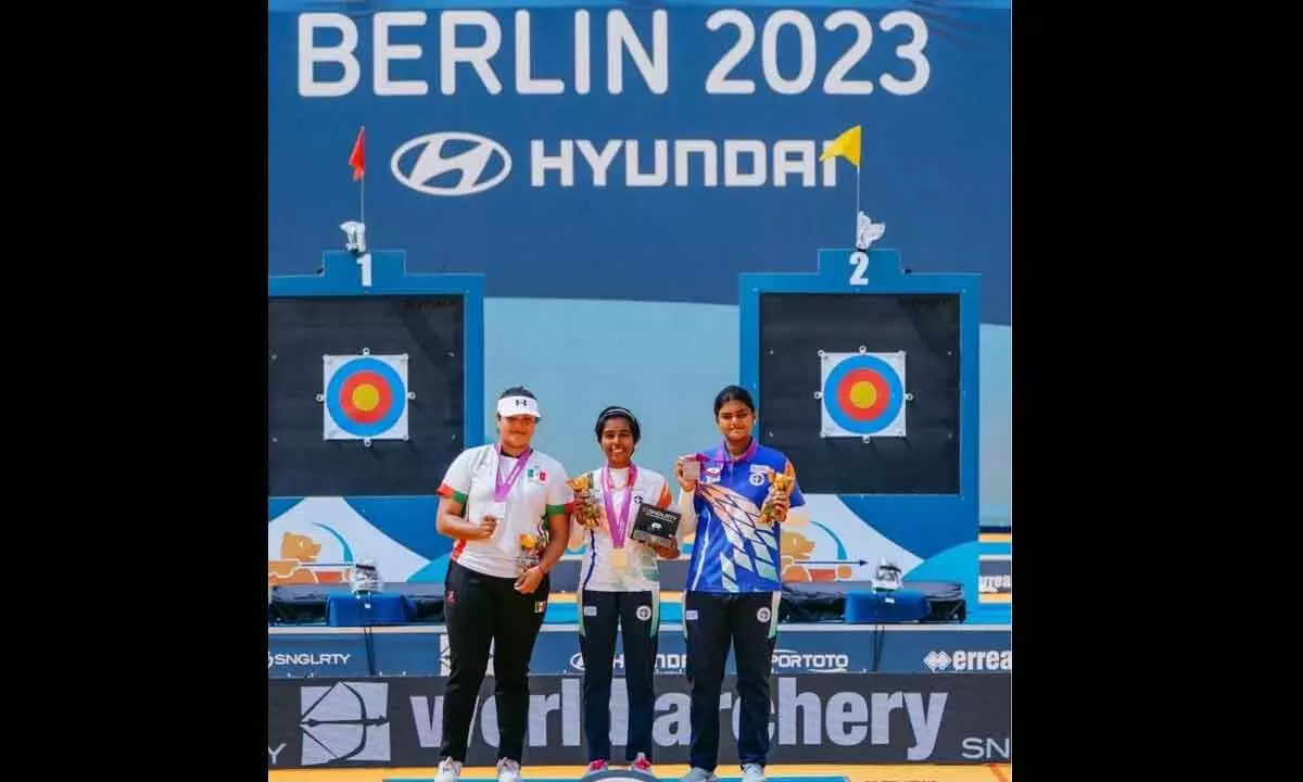 World Archery Championships: Aditi clinches individual compound gold medal