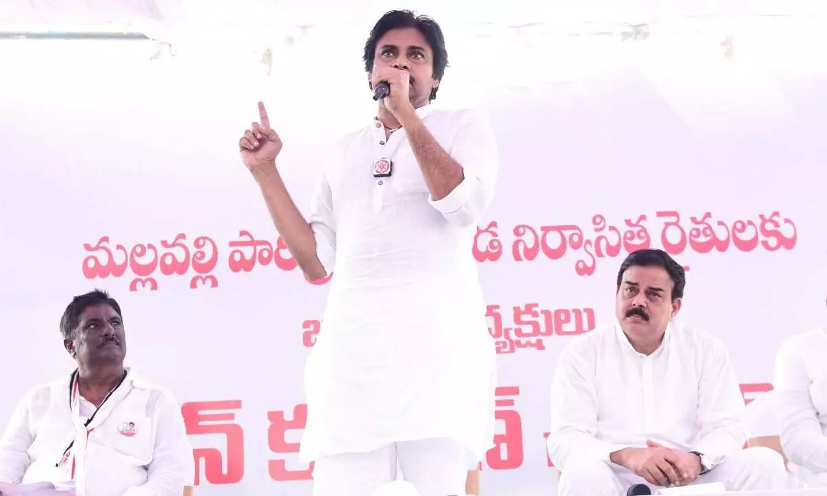 Jana Sena assures support to farmers of Mallavalli in Krishna district