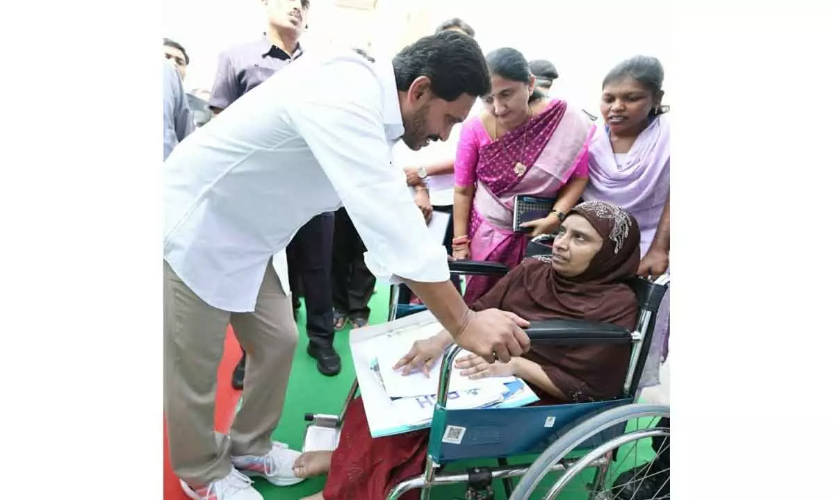 The Mohan Reddy interacting with a patient