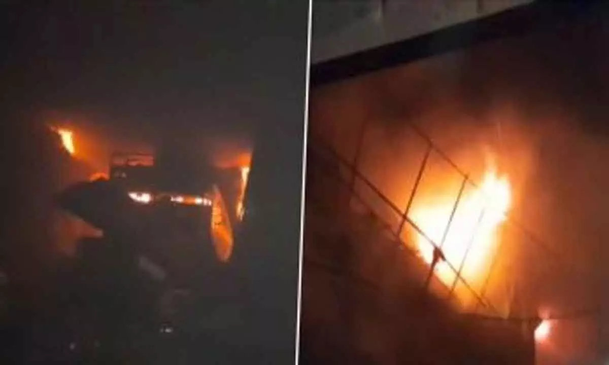 Delhi: Fire Erupts In Gandhi Nagar Plywood Warehouse, No Injuries Reported