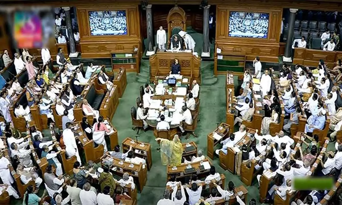 Lok Sabha adjourned till 12 pm amid Opposition protests