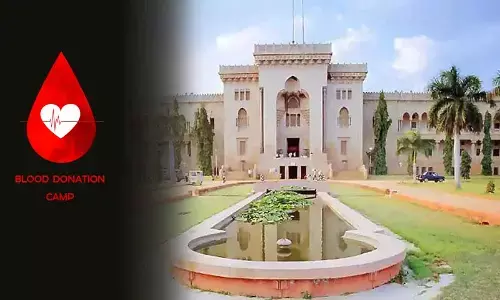 Osmania University organises blood donation camp