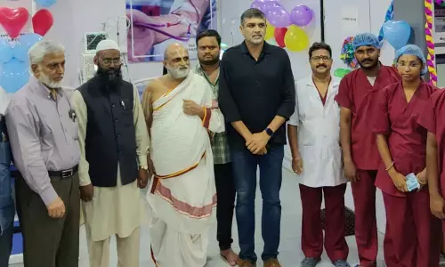 Chilkur Priest visits mosque run dialysis centre