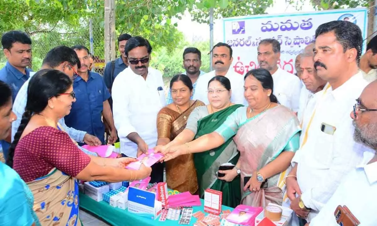 Minister Puvvada launches Mamatas free medical camp
