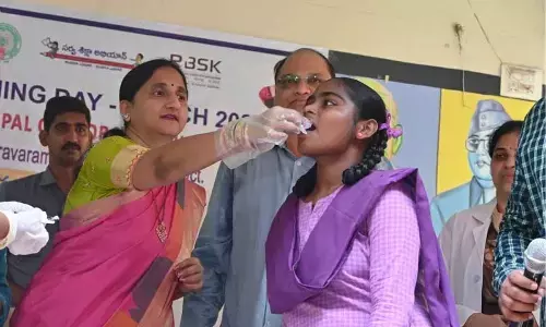 Rajamahendravaram: Deworming tablets distributed