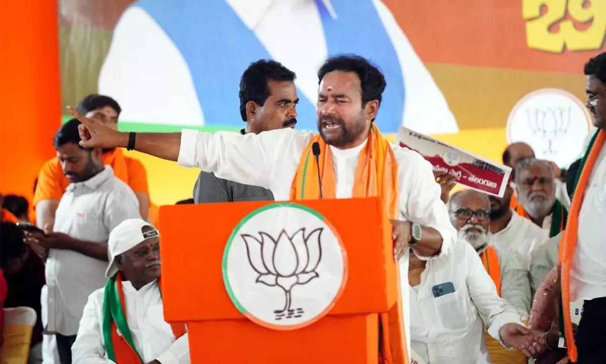 Telangana BJP chief and Union Minister of Culture and Tourism G Kishan Reddy