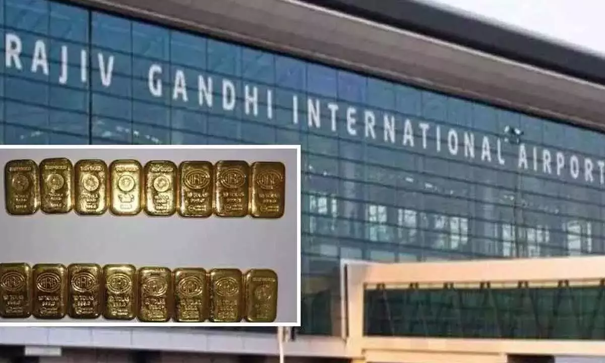 Customs officials seize gold worth Rs 4.86 crore from passengers at Hyderabad airport