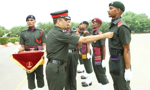 Passing out parade for the Pioneer batch at AOC Centre Secunderabad held