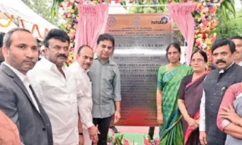 Hyderabad: Alumnus KTR lays foundation for Nizam College boys’ hostel