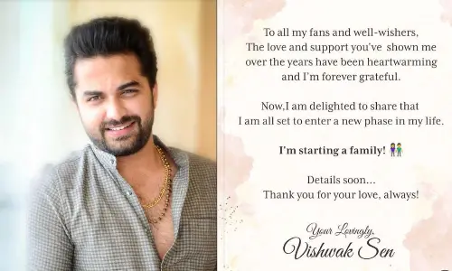Vishwak Sen to start a family