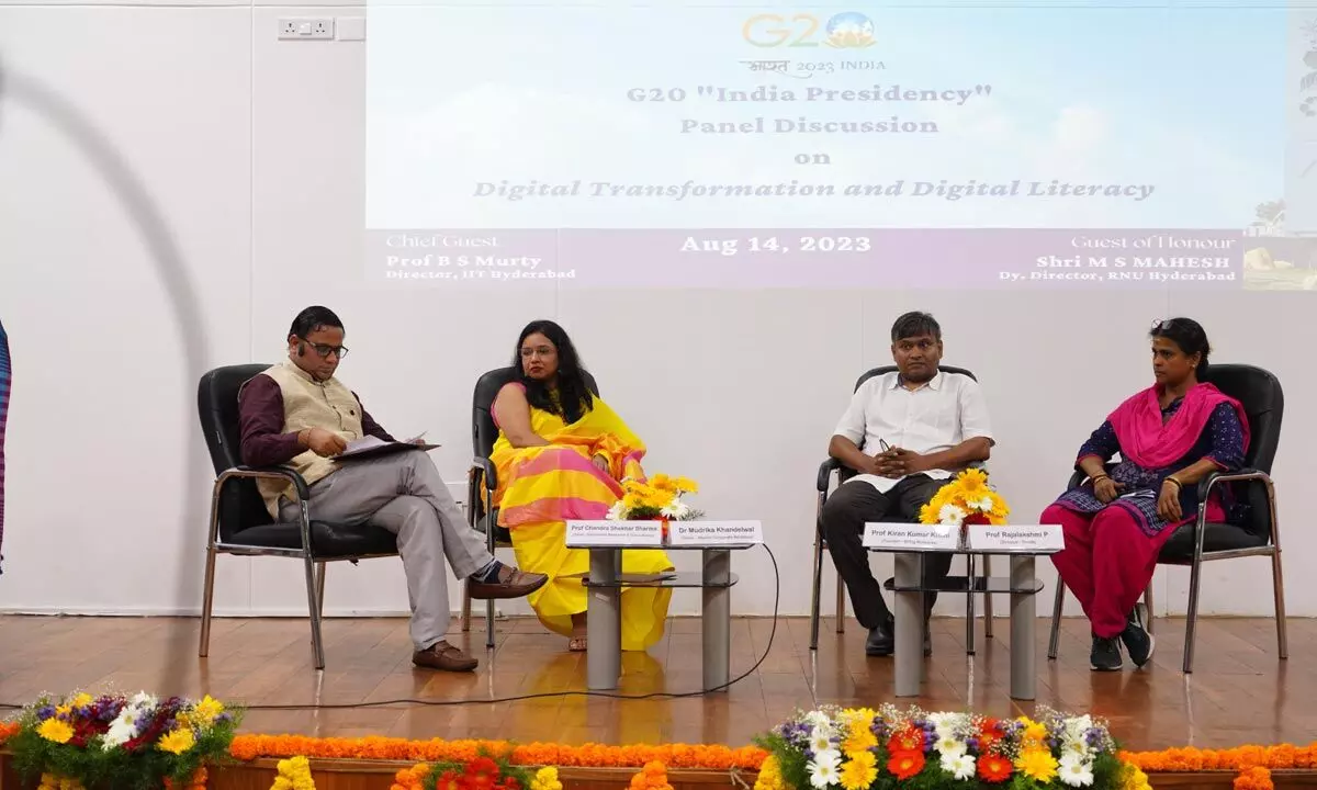 G20 India Presidency panel discussion on Digital Transformation and Literacy