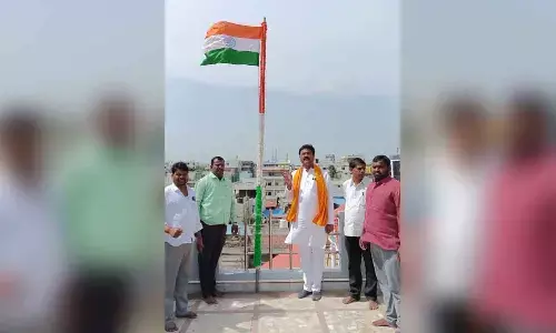 Rangareddy: N Srivardhan Reddy takes part in Har Ghar Tiranga Mahotsav