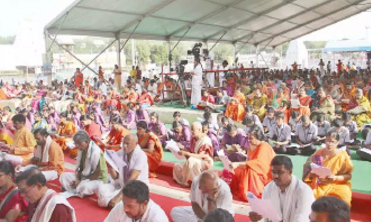 Tirumala: Religious fervour marks Ayodhya Kanda Akhanda Parayanam