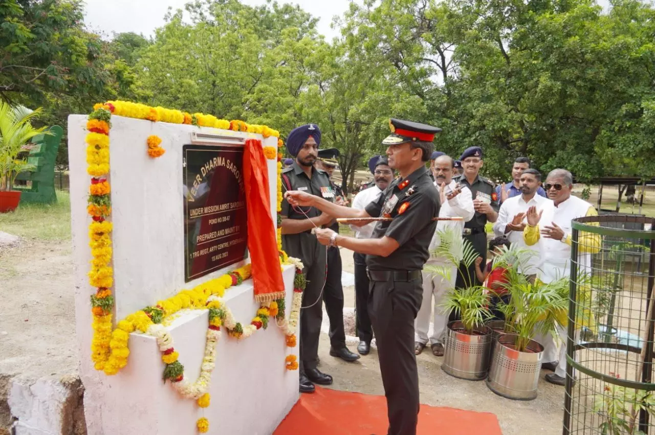 Artillery Centre inaugurates ‘Veer Dharma Sarovar’ at Golconda
