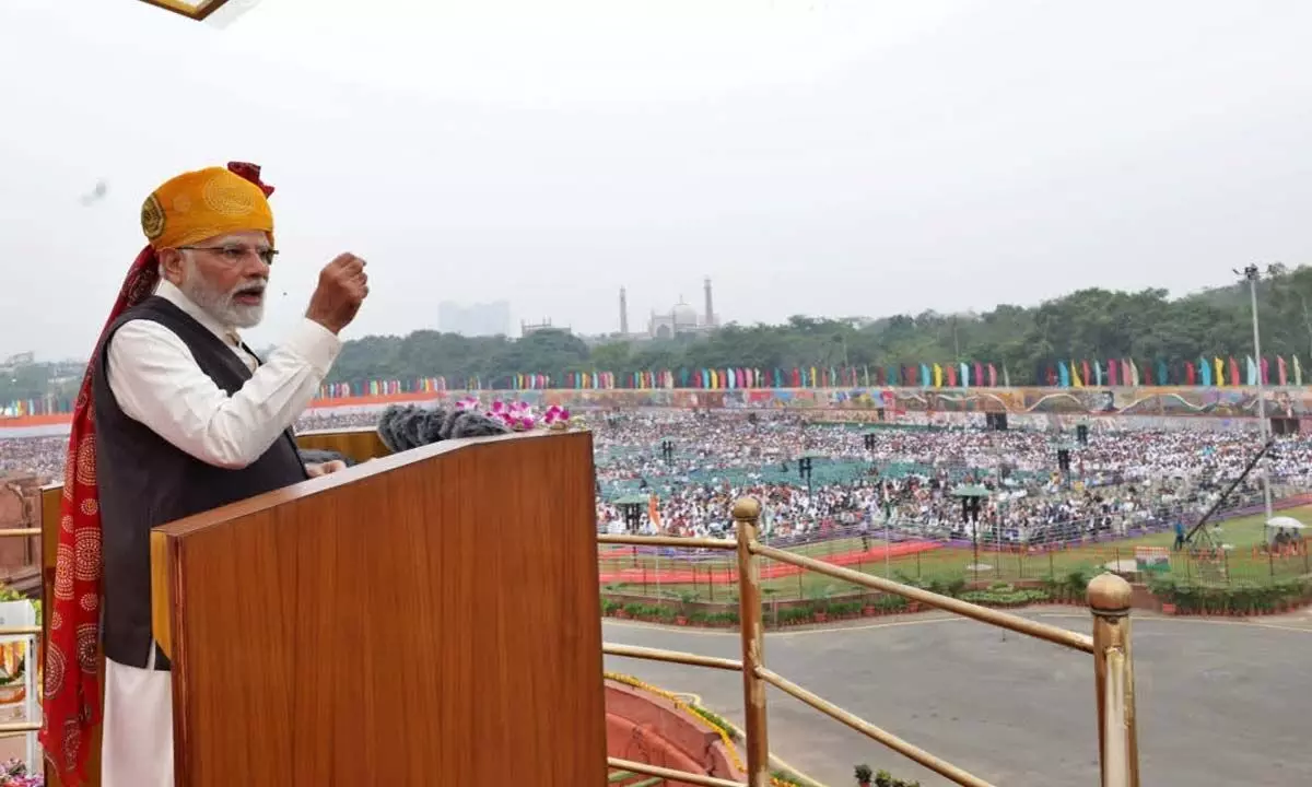 AAP described PM Modis speech as the farewell speech of Independence Day in view of the upcoming elections