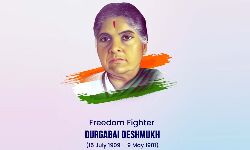 Durgabai Deshmukh-the Iron lady Durgabai Deshmukh-the Iron lady