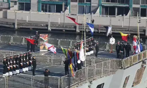 Independence Day celebrations - Indian Navy Warships in Australia