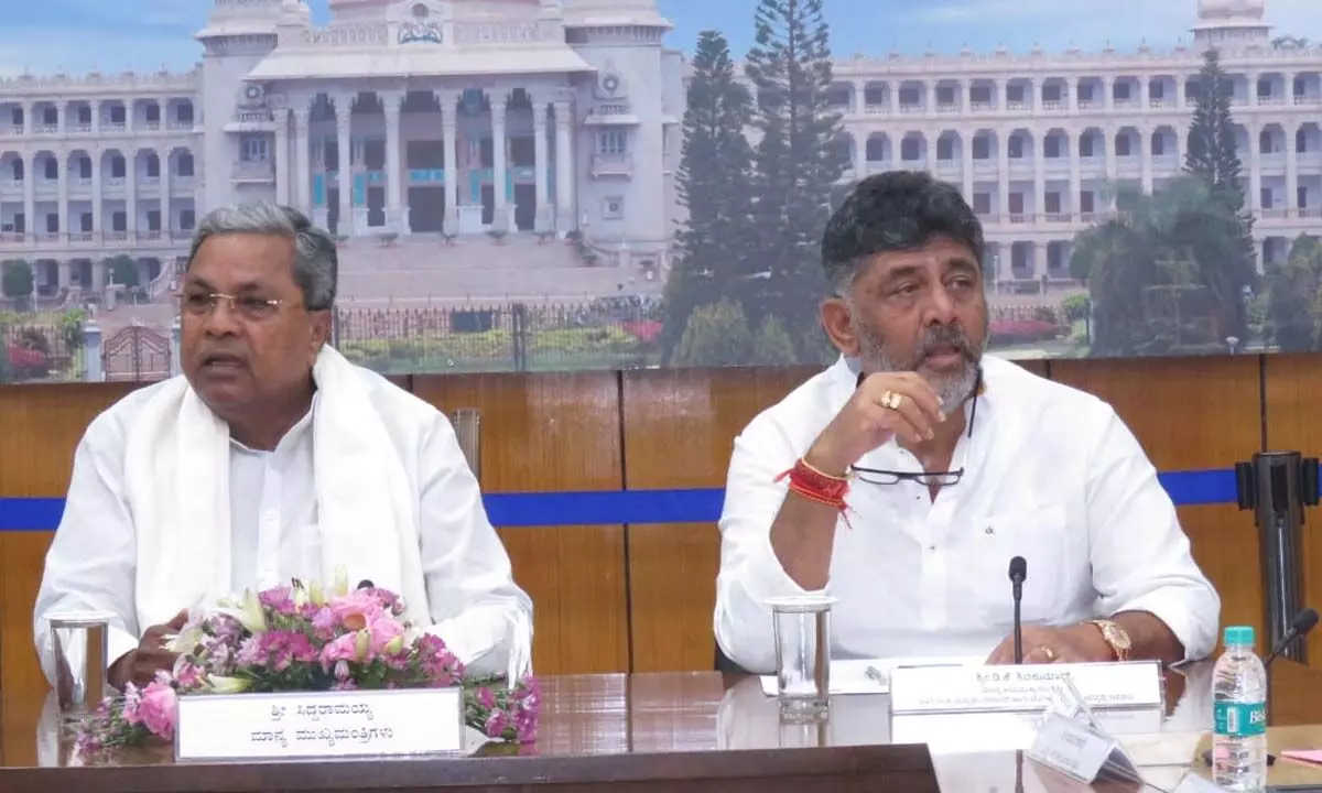 Let everyone finish, we have plenty of time to answer: DCM DK Shivakumar