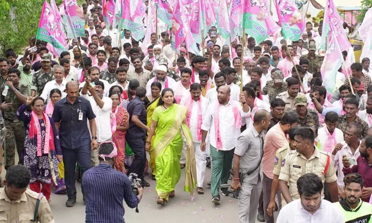 Bharat Jodo Yatra like a cat undertaking Hajj after killing 1,000 mice: BRS leader Kavithas jibe at Rahul Gandhi