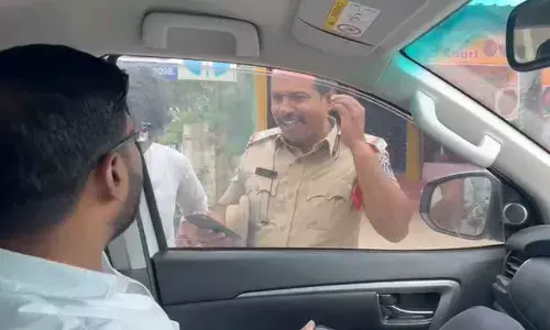 NSUI bid to stage dharna before Srinidhi University.  Tension prevailed