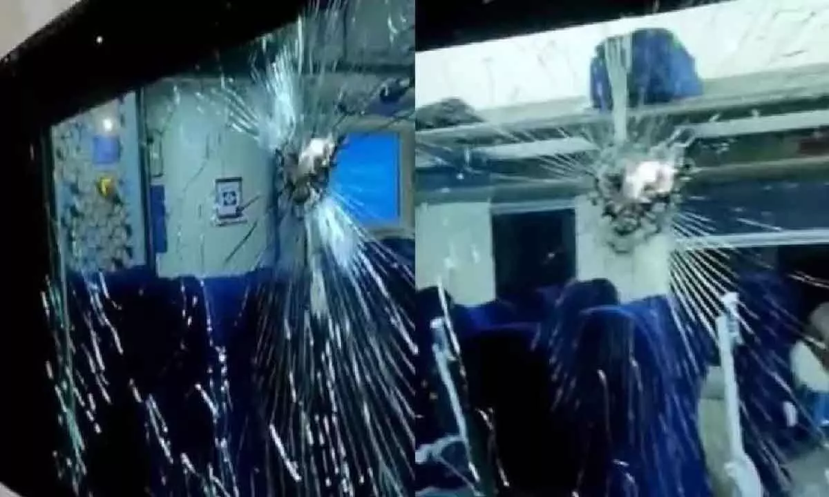 Vande Bharat Express Window Damaged By Stone Pelting In Kerala, Safety Concerns Rise