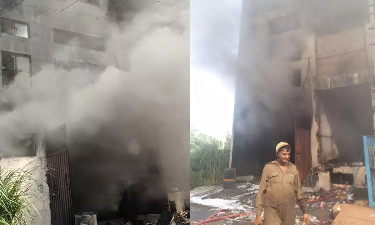 5 firemen injured in Delhi factory blaze