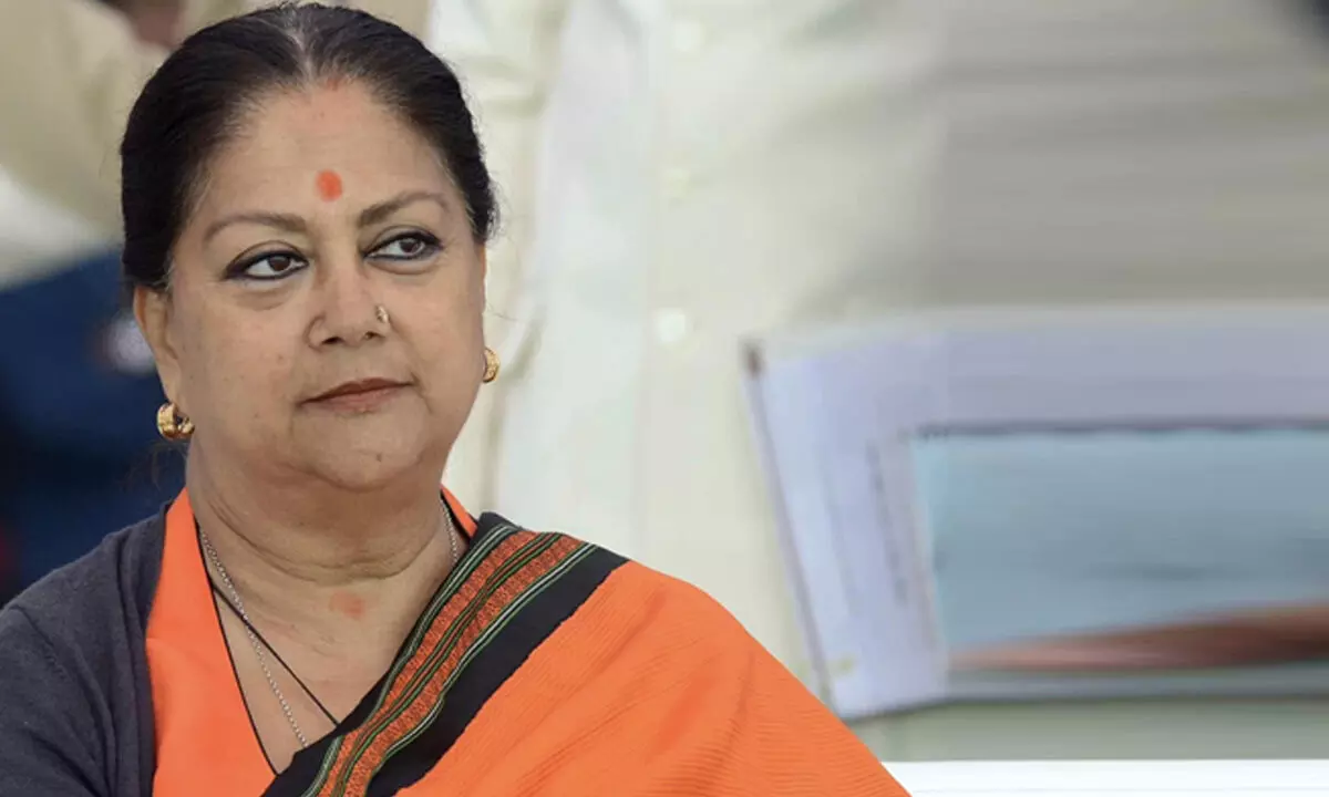 former Chief Minister Vasundhara Raje