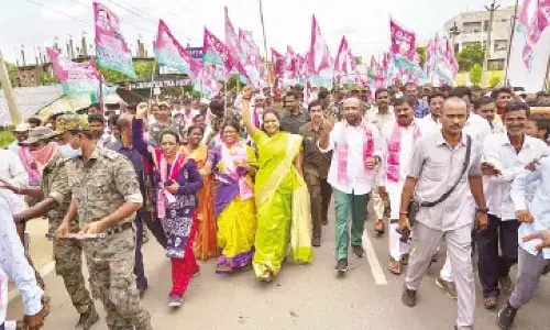 Congress removed poor instead of poverty, says Kavitha