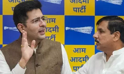 AAP MLAs Demand suspension of BJP MLA from Assembly