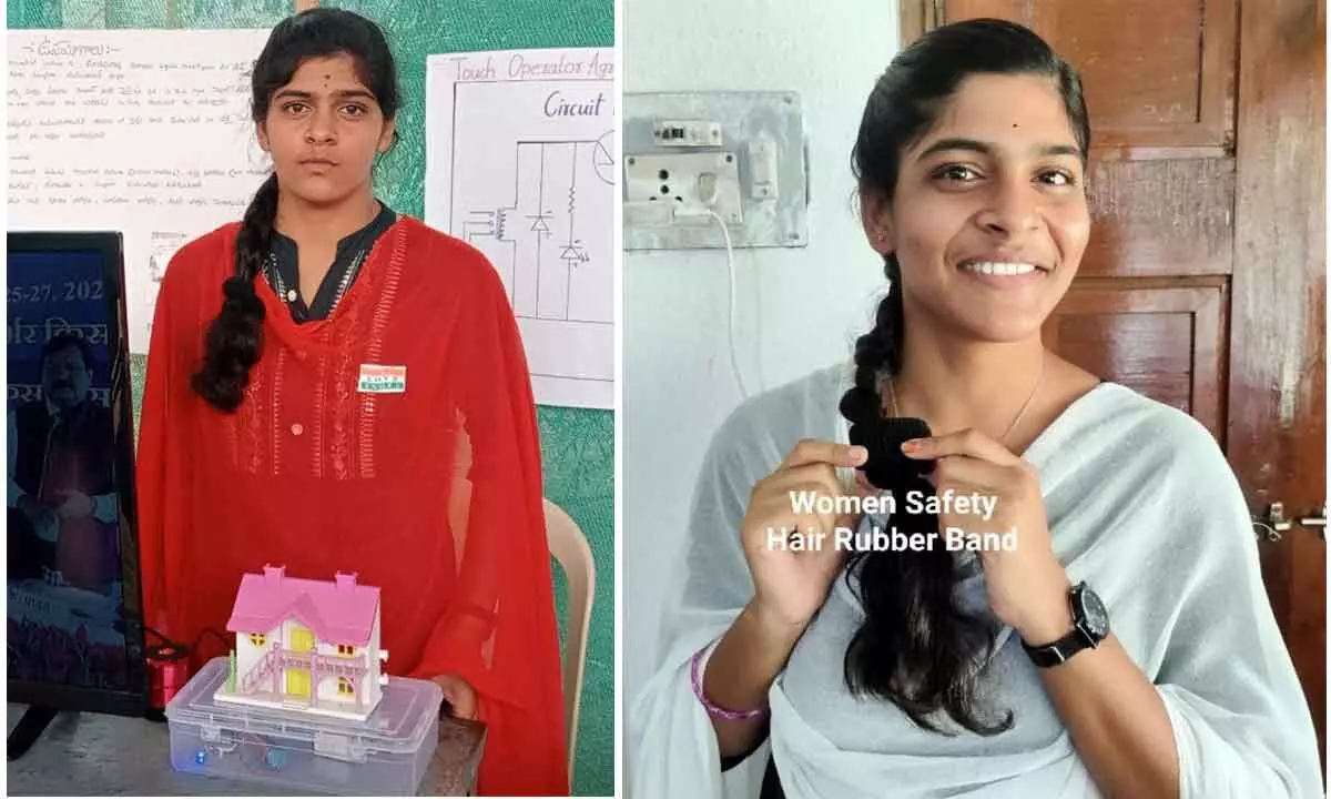 Karimnagar: A hair band that ensures safety of women in danger