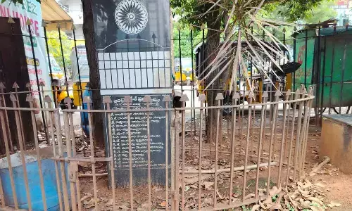 Rajamahendravaram: Freedom fighters’ memorial lies in poor state