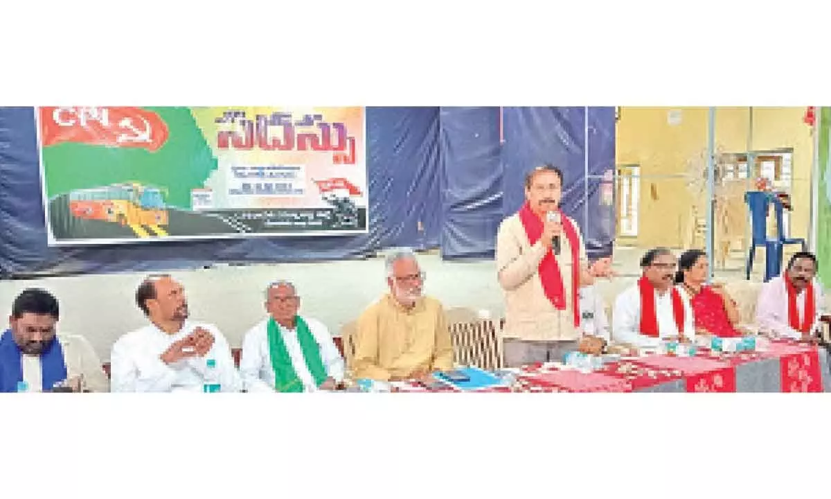 Srikakulam: Major parties’ leaders hurdle for north coastal development says CPI