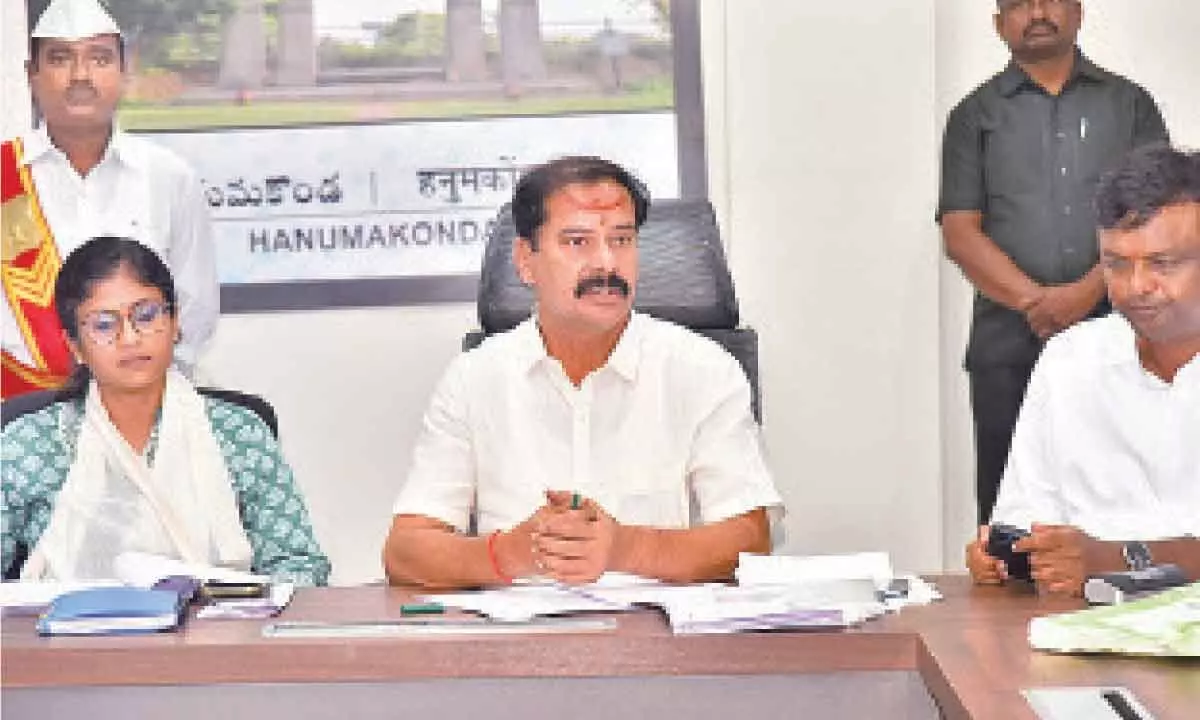 Warangal: Focus on developmental works, Vinay tells officials