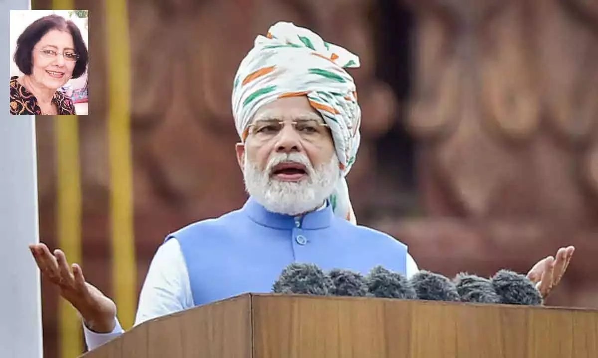 Modi’s I-Day address sounded more like a poll bugle this time