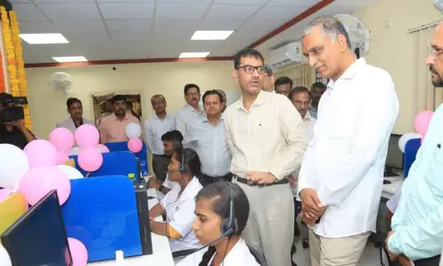 108, 104 and 102 under one Emergency Response Center inaugurated by Harish Rao