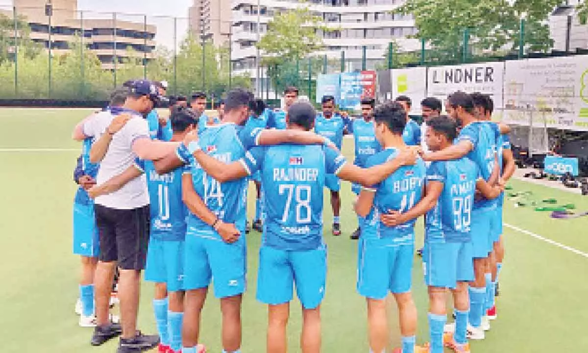 Indian junior mens hockey team bring England to knees