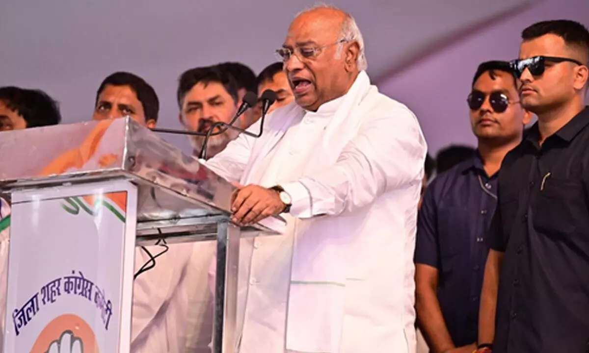 Congress president Mallikarjun Kharge