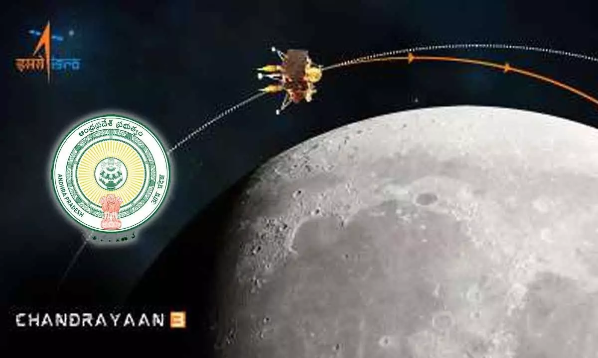 AP govt. to live telecast the landing of Chandrayan-3 on moon in schools