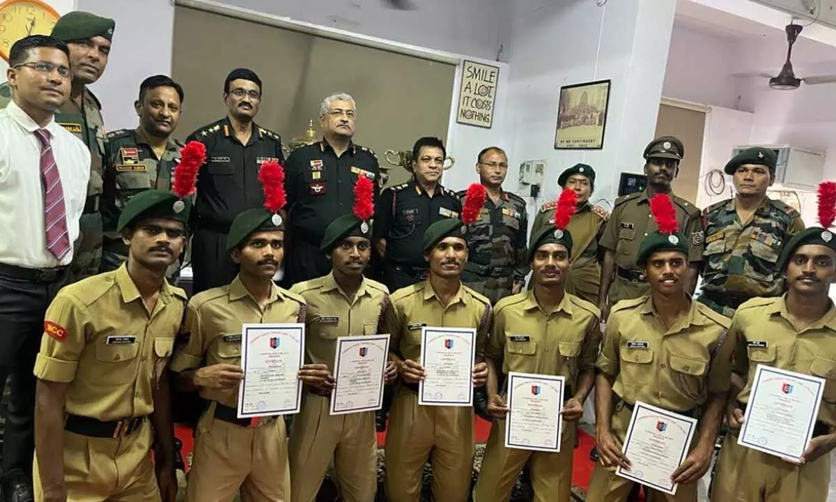 Secunderabad group NCC cadets  completes inter-group competitions