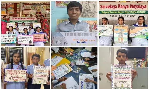 Chandrayaan-3 landed-Education Minister Atishi shares historic moment with Delhi government students