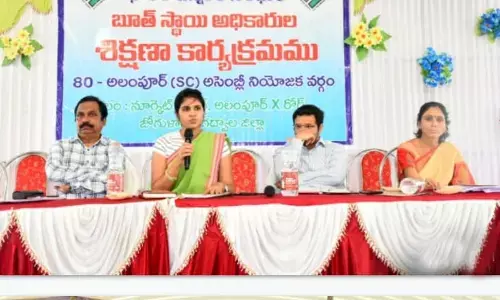 Right to vote is precious in democracy, Exercise it in a right way. DC Valluri Kranti