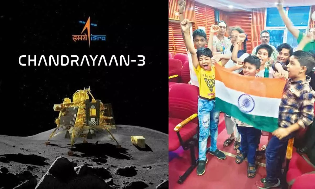 AP people elated over grand success of Chandrayaan-3