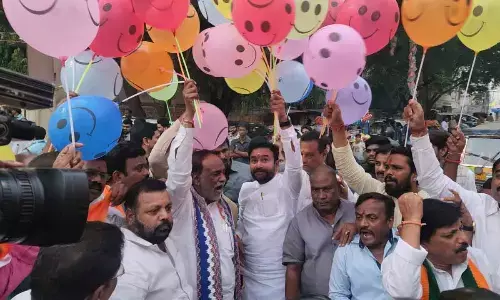 BJP celebrates the success of the Chandrayaan 3 mission