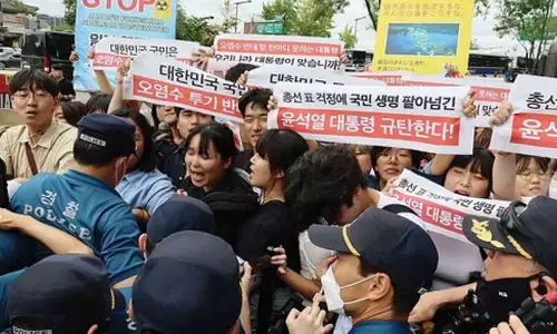 Fukushima water discharge: 16 students apprehended for attempting to enter Japan Embassy