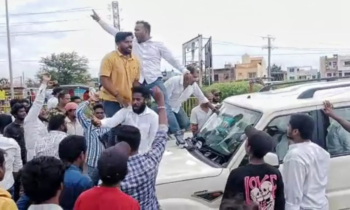 Gopalpur MLA’s car waylaid during 5T Secy’s visit to Ganjam