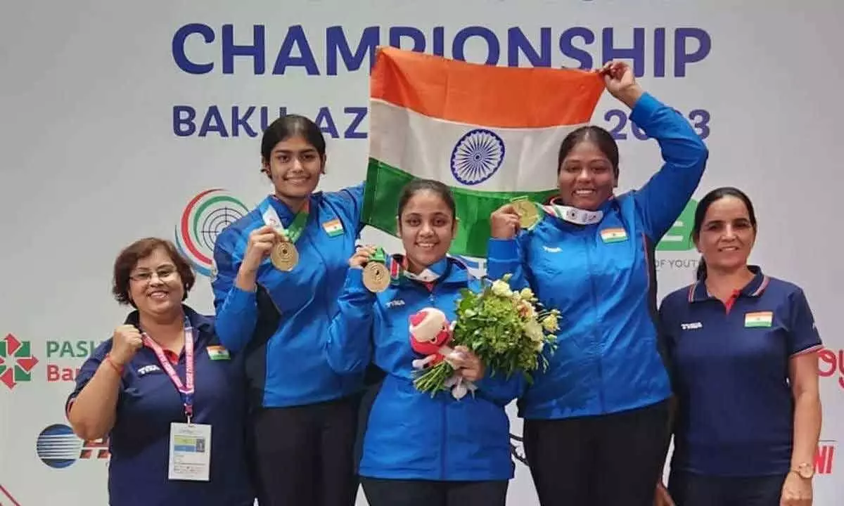 ISSF World Championships: India clinch top spot in Womens 50M Pistol