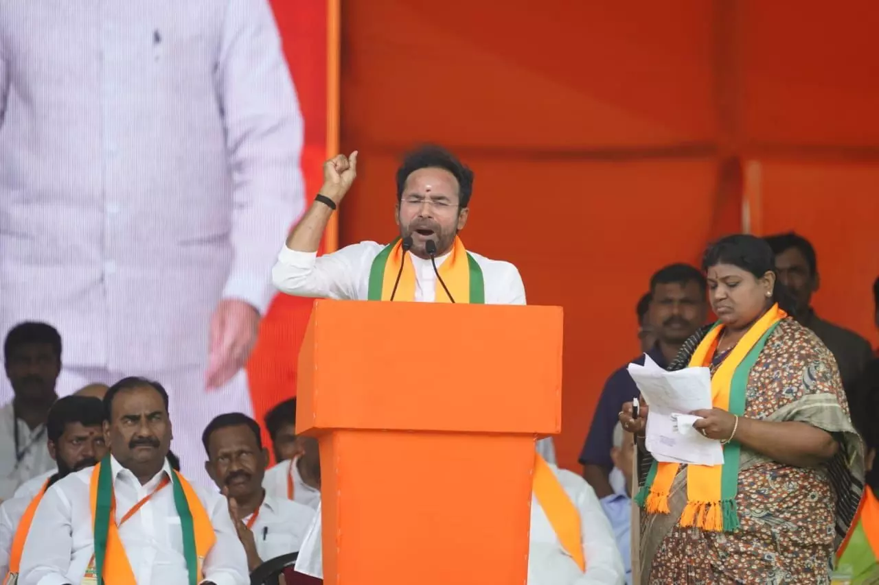 BRS adoptes anti-farmers policies : BJP Cheif Kishan Reddy