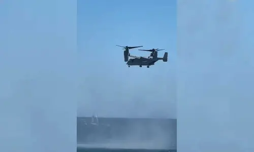 3 US marines killed in aircraft crash off Australias coast