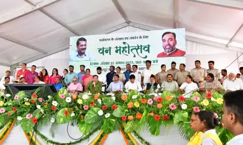 Environment Minister Gopal Rai inaugurates 7th Van Mahotsav in Babarpur