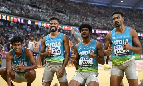 PM Modi hails Indian mens 4x400m relay team for shattering Asian record to qualify for World Championship finals